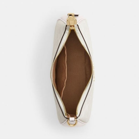 NWT! 🧧 🎁 Style#CV933, Coach Teri Shoulder Bag in White/Gold/Chalk - Picture 3 of 15